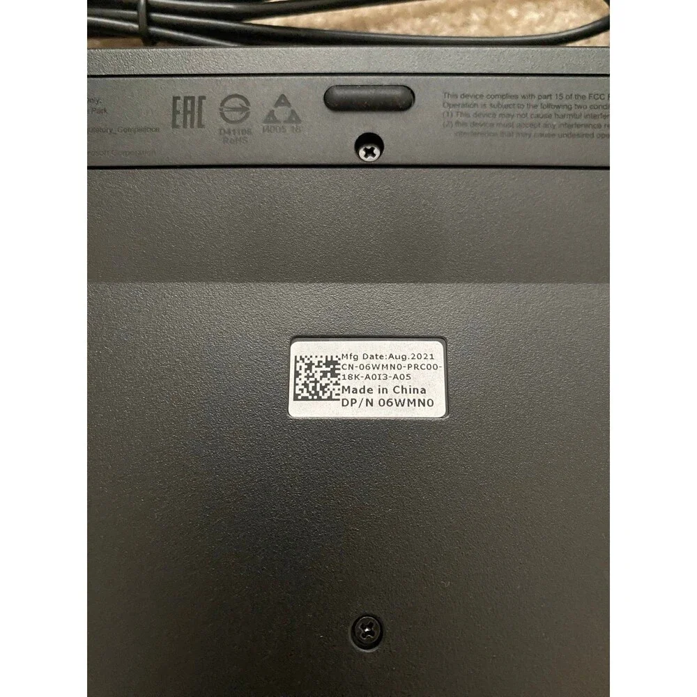 Dell Wired Keyboard KB216-BK-US USB Black BRAND NEW IN BOX